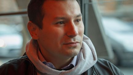 David Van Hemelryck, 34 ans, leader du mouvement anti-Hollande, "Hollande Demission", &agrave; Paris, le 7 janvier 2014. (20 MINUTES / GELEBART / SIPA)