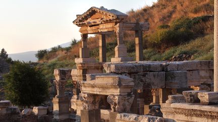 La "fontaine de Trajan" sur le site d'Ephèse, en Turquie.
 (Manuel Cohen / MCOHEN)