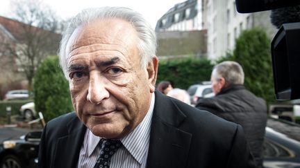 Dominique Strauss-Kahn, le 17 f&eacute;vrier 2015, &agrave; Lille. (PHILIPPE HUGUEN / AFP)