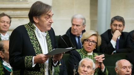 &nbsp; (Alain Finkielkraut succède à l'écrivain d'origine belge Félicien Marceau © MaxPPP)