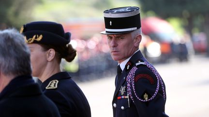 Grégory Allione,&nbsp;directeur départemental des pompiers des Bouches-du-Rhône et président des sapeurs-pompiers de France, le 1er décembre 2018 à Marseille. (VALLAURI NICOLAS / MAXPPP)