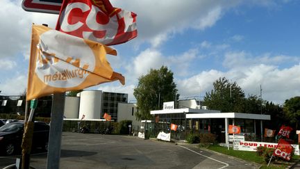 Le site du groupe d'électroménager Whirlpool à Amiens, en octobre 2017. (RADIO FRANCE / BENJAMIN ILLY)