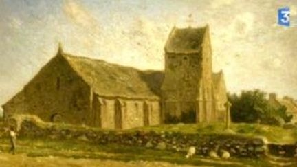 &quot;L&#039;église de Gréville&quot;, un condensé de l&#039;art de Millet au Musée d&#039;art Thomas-Henry
 (Culturebox)