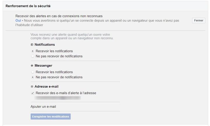 Facebook Login Alerts: des alertes Messenger en cas de connexions non  reconnues