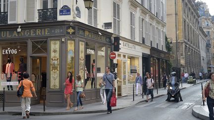 Paris, le Marais, juillet 2013. À l'angle de la rue de Sévigné et de la rue des Francs-Bourgeois
 (Miguel Medina / AFP)