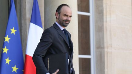 Le Premier ministre, Edouard Philippe, à l'Elysée, le 14 mars 2018. (LUDOVIC MARIN / AFP)