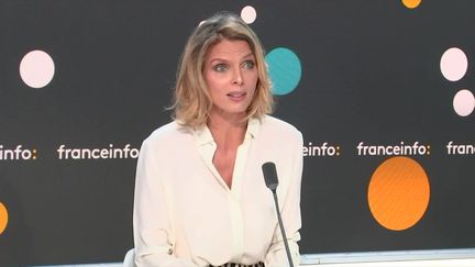 Sylvie Tellier, Présidente du jury de Miss France 2024, le 11 décembre 2023. (FRANCEINFO / RADIO FRANCE)