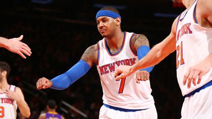 La star des Knicks, Carmelo Anthony