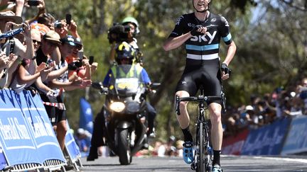 Christopher Froome (Sky) intraitable sur le Herald Sun Tour (MAL FAIRCLOUGH / AFP)