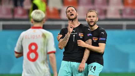 Marko Arnautović contre la Macédoine du Nord, le 13 juin 2021. (DANIEL MIHAILESCU / POOL)