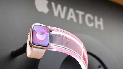 The launch of the new Apple Watch Series 9 on September 22, 2023 in Sydney, Australia.  (JAMES D. MORGAN/GETTY IMAGES)