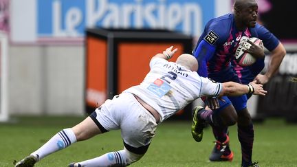 Djibril Camara, l'ailier du Stade Français (MIGUEL MEDINA / AFP)