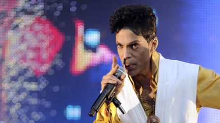 Le chanteur Prince donne un concert au Stade de France, à Saint-Denis, le 30 juin 2011. (BERTRAND GUAY / AFP)