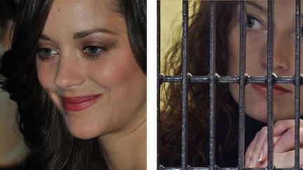 A gauche, Marion Cotillard (octobre 2011) - A droite, Florence Cassez en prison à Mexico (janvier 2008)
 (A gauche, Citizenside / Anh Viet Chau / AFP - A droite, Ronaldo Schemidt / AFP)