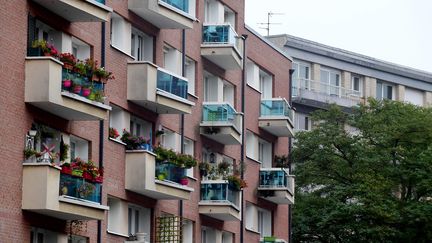 Un immeuble de logements sociaux à Dunkerque (Nord), le 2 octobre 2020. (MAXPPP)