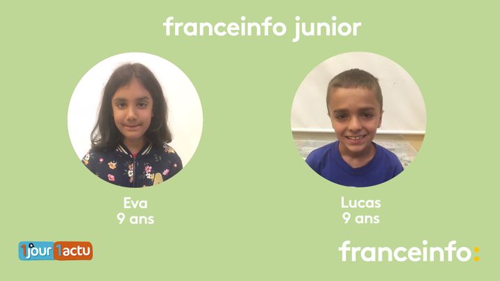 franceinfo junior, une émission en partenariat avec le magazine d'actualités pour enfants 1jour1actu et 1jour1actu.com. (FRANCEINFO / RADIOFRANCE)