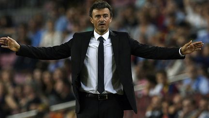 L'entraîneur du FC Barcelone, Luis Enrique