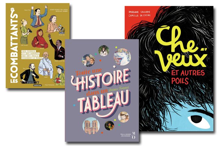 Couvertures des&nbsp;livres documentaires pour les&nbsp;ados à offrir à Noël, décembre 2019 (FRANCEINFO)