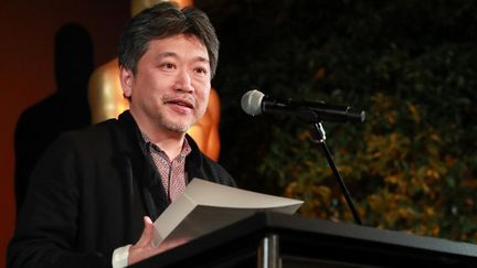 Le réalisateur japonais Hirokazu Kore-Eda, en répétition pour les Oscars 2019
 (Rich Fury / GETTY IMAGES NORTH AMERICA / AFP)