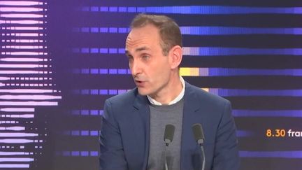 Corentin Sellin invité du 8h30 franceinfo du lundi 21 octobre 2024 (FRANCEINFO / RADIOFRANCE)