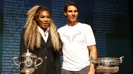 &nbsp; (Serena Williams et Rafael Nadal étaient présents au tirage au sort © Maxppp)