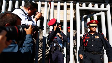 &nbsp; (Les forces de police ont été déployées en masse pour l'arrestation de "La Tuta" © REUTERS/Edgard Garrido)