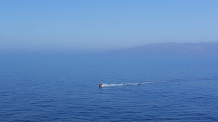 Un jet-ski sur la mer Méditerrannée, en août 2015. (BERTRAND BECHARD / MAXPPP)