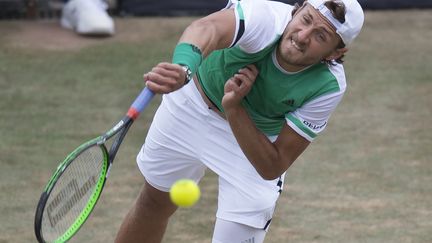 Le tennisman français Lucas Pouille. (THOMAS KIENZLE / AFP)