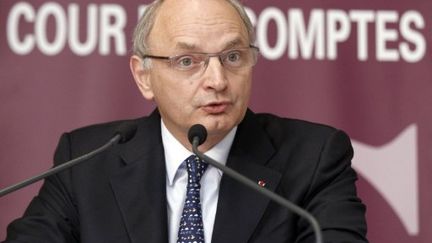 Le premier président de la Cour des comptes, Didier Migaud, présentant le rapport à l'origine de la polémique (AFP - FRANCOIS GUILLOT)