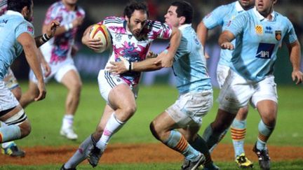 Le demi de mêlée du Stade Français Julien Dupuy