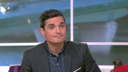 Le journaliste de France Télévisions, Cédric Dandeville. (France 2)