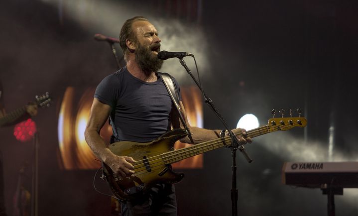 Sting au théâtre antique de Vienne le 8 juillet 2015
 (Jean-François Lixon)