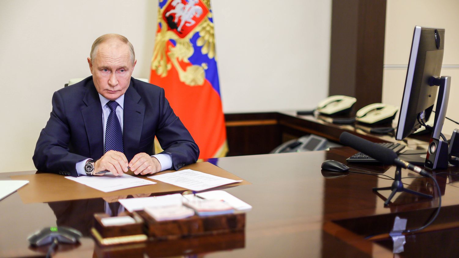 Vladimir Putin accused Kyiv of trying to attack the Kursk nuclear power plant