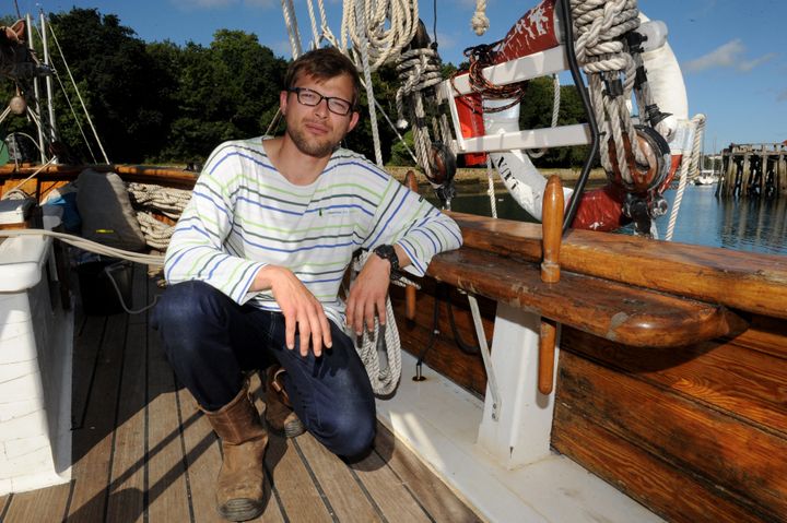 Guillaume Le Grand, le fondateur de TOWT&nbsp;(Trans Oceanic Wind Transport).&nbsp;&nbsp; (FRED TANNEAU / AFP)