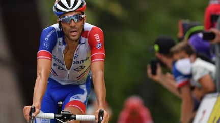 Thibaut Pinot devrait s'aligner au départ du Tour d'Espagne (JUSTIN SETTERFIELD / AFP)