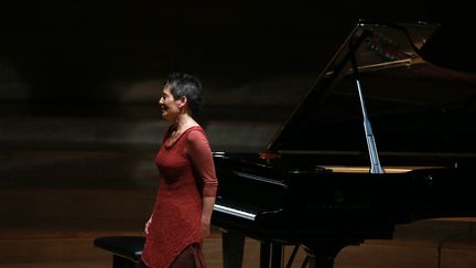 La pianiste portugaise Maria João Pires (ici en concert à Essen, en Allemagne, le 15 juin 2014) est à l'affiche du festival 2018 de la Roque d'Anthéron
