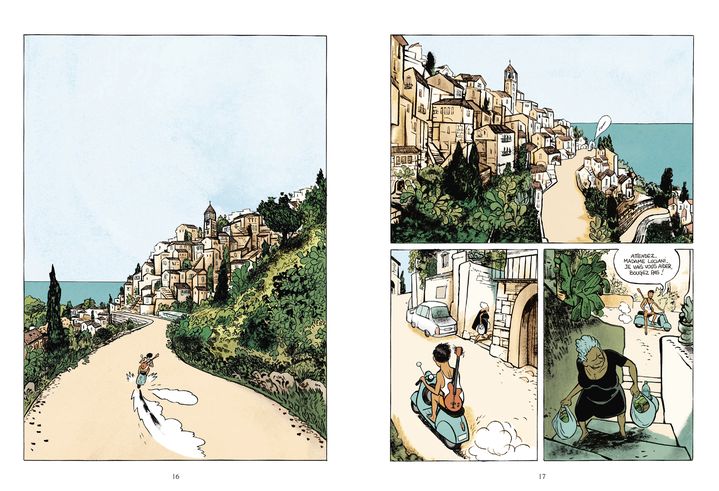 Une double-page de la bande dessinée "Maltempo" de l'auteur Alfred. (EDITIONS DELCOURT)