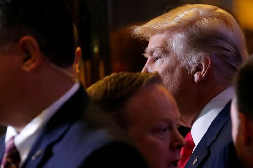 Donald Trump à la fin de sa conférence de presse à New York le 11 septembre 2016.EUTERS/Shannon Stapleton (REUTERS - Shannon Stapleton)