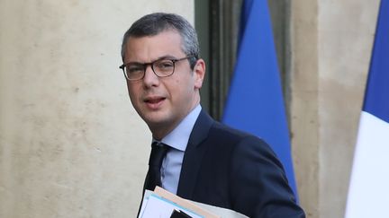 Alexis Kohler sur le perron de l'Elysée, le 12 octobre 2017. (LUDOVIC MARIN / AFP)