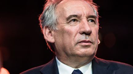 François Bayrou en mars 2019 lors d'un meeting entre La République en marche et le MoDem.&nbsp; (AURELIEN MORISSARD / MAXPPP)