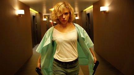 Scarlett Johansson, dans "Lucy", de Luc Besson. (JESSICA FORDE / KOBAL / AFP)