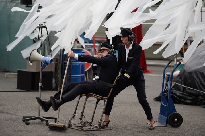 Spectacle Royal de Luxe à Nantes, juillet 2017.
 (JEAN-SEBASTIEN EVRARD / AFP)