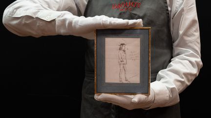 Un portrait rare de Rimbaud par Verlaine aux enchères chez Drouot