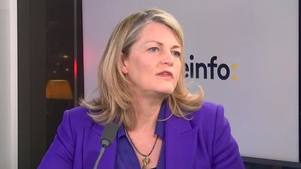 Marie-Anne Barbat-Layani, présidente de l’Autorité des marchés financiers était l’invitée éco de franceinfo mardi 13 décembre. (FRANCEINFO / RADIO FRANCE)