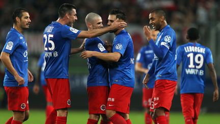 Nouvelle victoire pour Caen. (CHARLY TRIBALLEAU / AFP)