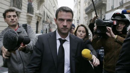 L'ancien trader de la Soci&eacute;t&eacute; g&eacute;n&eacute;rale, J&eacute;r&ocirc;me Kerviel, &agrave; Paris, le 24 octobre 2012. (KENZO TRIBOUILLARD / AFP)