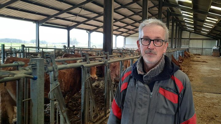 Philippe Babaudou, membre du bureau de la confédération paysanne de la Haute-Vienne. (SANDRINE ETOA-ANDEGUE / RADIO FRANCE)