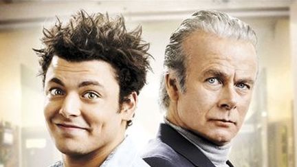 Kev Adams et Franck Dubosc à l'affiche de  "Fiston"
 (DR)