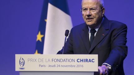 Marc Ladreit de Lacharrière, le 24 novembre 2016, à Paris. (IAN LANGSDON / AFP)