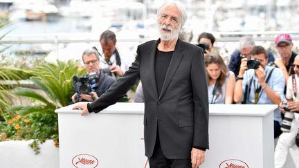 Michael Haneke à Cannes (Alpes-Maritimes), le 22 mai 2017. (CHINE NOUVELLE/SIPA / XINHUA)